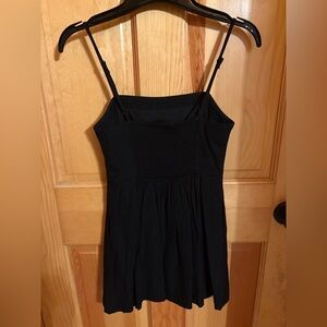 American Eagle Black Linen Mini-Dress